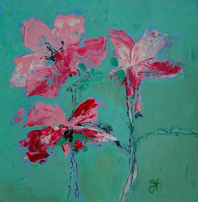 , Acrylic on paper by Jacky Hawthorne